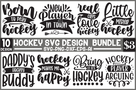 Hockey Svg Design Bundle SVG SVGista 