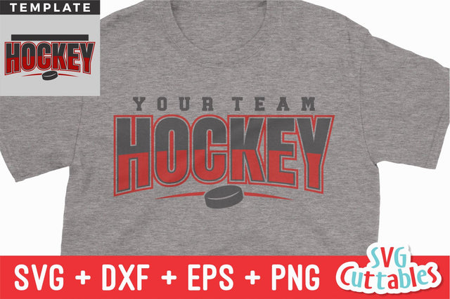 Hockey svg - Hockey Cut File - Hockey Template 0016 - svg - eps - dxf - Hockey Team - Silhouette - Cricut Cut File - Digital File SVG Svg Cuttables 
