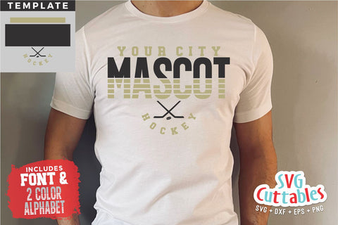 Hockey svg - Hockey Cut File - Hockey Template 0025 - svg - eps - dxf - Hockey Team - Silhouette - Cricut Cut File - Digital File SVG Svg Cuttables 