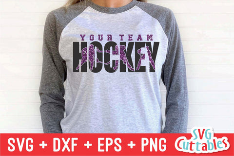 Hockey svg - Hockey Cut File - Hockey Template 006 - svg - eps - dxf - Hockey Team - Silhouette - Cricut Cut File - Digital File SVG Svg Cuttables 