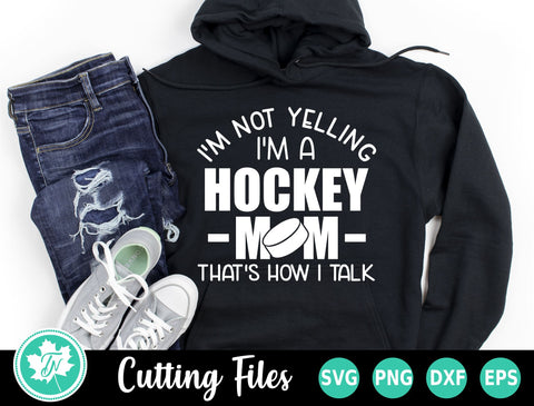 Hockey SVG | Hockey Mom Voice SVG TrueNorthImagesCA 