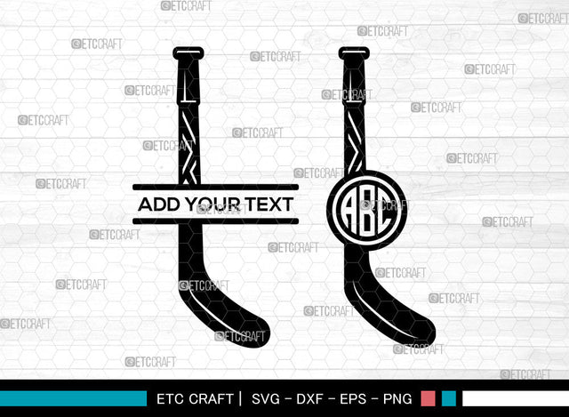 Hockey SVG, Hockey SVG, Ice Hockey Svg, Split Monogram Svg, Hockey Helmet Svg, Hockey Puck Svg, Hockey SVG ETC Craft 