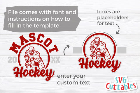 Hockey SVG | Hockey Template 0011 | Shirt Design SVG Svg Cuttables 