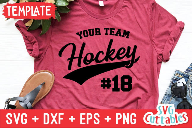 Hockey SVG | Hockey Template 0014 | Shirt Design SVG Svg Cuttables 