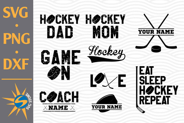 Hockey SVG, PNG, DXF Digital Files Include SVG SVGStoreShop 