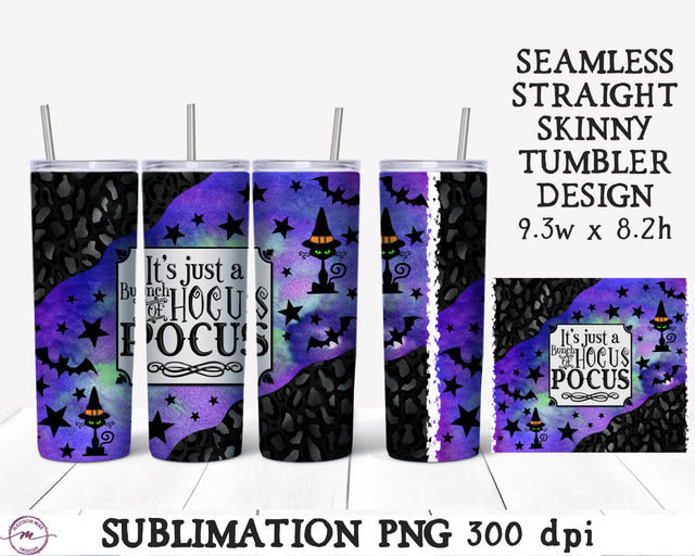 Hocus Pocus 20 oz Halloween Witch Tumbler Sublimation Sublimation Madison Mae Designs 