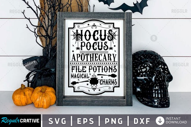 Hocus pocus apothecary file SVG SVG Regulrcrative 