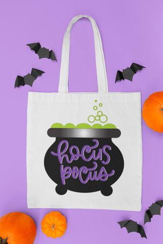 Hocus Pocus Cauldron Halloween SVG Cut File Designs for Cricut Files for Cricut Fall Treat Bag SVG Maple & Olive Designs 