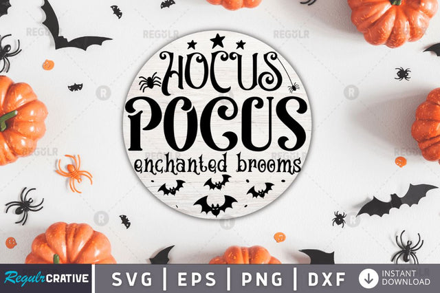 Hocus pocus enchanted brooms SVG SVG Regulrcrative 