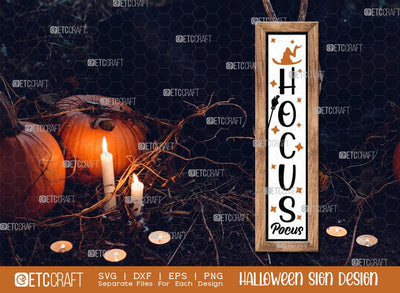 Hocus Pocus halloween Sign SVG Cut File | Hocus Pocus Porch Sign | Halloween Door Hanger Svg | Porch Wood Sign Svg | Halloween Decor Svg | Farmhouse Sign Svg | Halloween Sign Svg | Halloween Wood Sign Design SVG ETC Craft 
