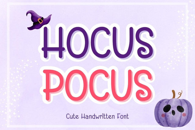 Hocus Pocus - Handwriting Font Font AnningArts Design 
