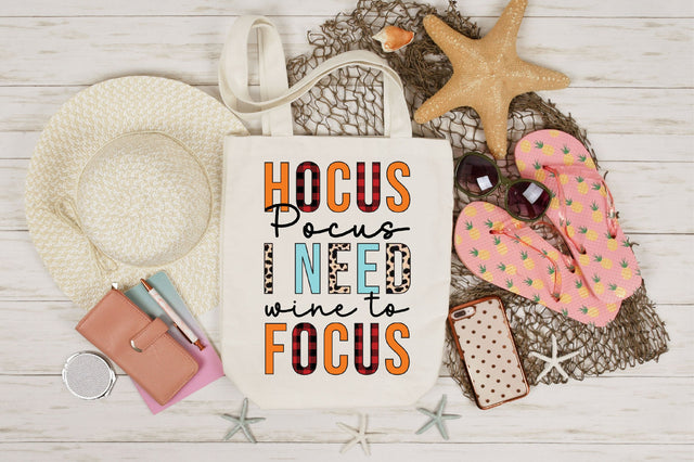 Hocus pocus, I need wine to focus sublimation Sublimation SVGista 