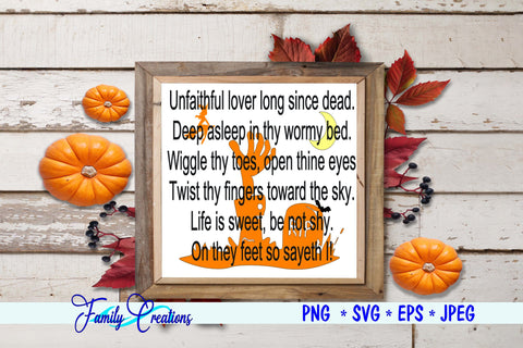 Hocus Pocus Spells SVG Family Creations 