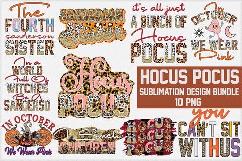 Hocus Pocus Sublimation Bundle Sublimation Creativeart88 