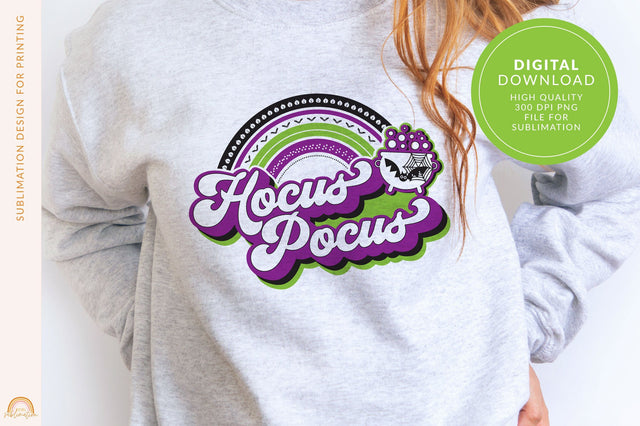 Hocus Pocus Sublimation Design Halloween File HM Sublimation Pixel Sublimation 