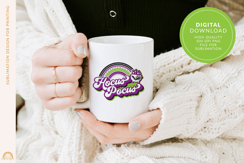 Hocus Pocus Sublimation Design Halloween File HM Sublimation Pixel Sublimation 