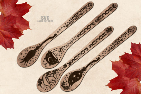Hocus Pocus SVG Bundle | Halloween Spoon SVG Laser Cut Files SVG Cloud9Design 