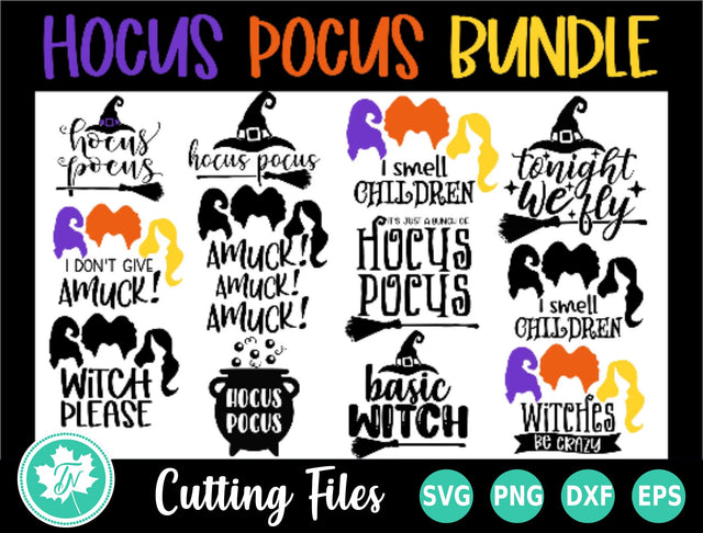 Hocus Pocus SVG Bundle SVG TrueNorthImagesCA 
