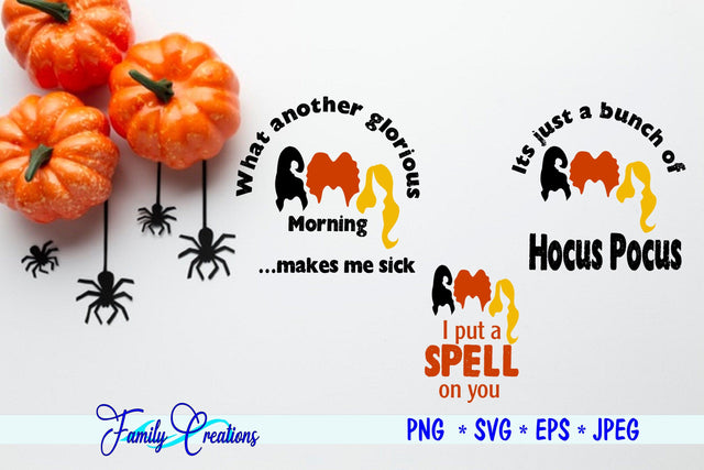 Hocus Pocus SVG Family Creations 