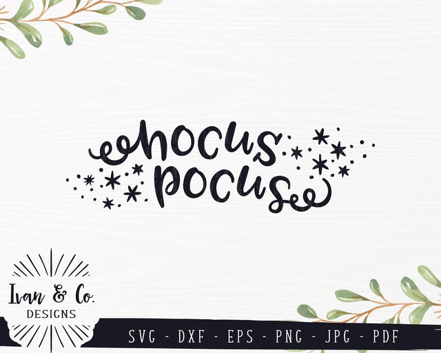 Hocus Pocus SVG Files | Halloween SVG | Ghost SVG | Fall SVG | Autumn SVG | Commercial Use | Cricut | Silhouette | Cut Files (836447092) SVG Ivan & Co. Designs 