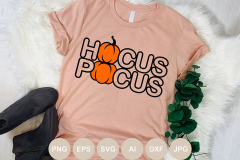 Hocus Pocus Svg, Halloween Cut file, Pumpkin, Witch Svg, Halloween Svg, Png, Fall, Svg Designs, Cricut, Svg for Shirts, Dxf, Halloween quote SVG BogeliaVector 