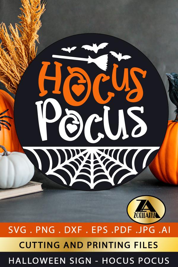 Hocus Pocus SVG Halloween Quotes SVG Spooky Witch Sign SVG - So Fontsy