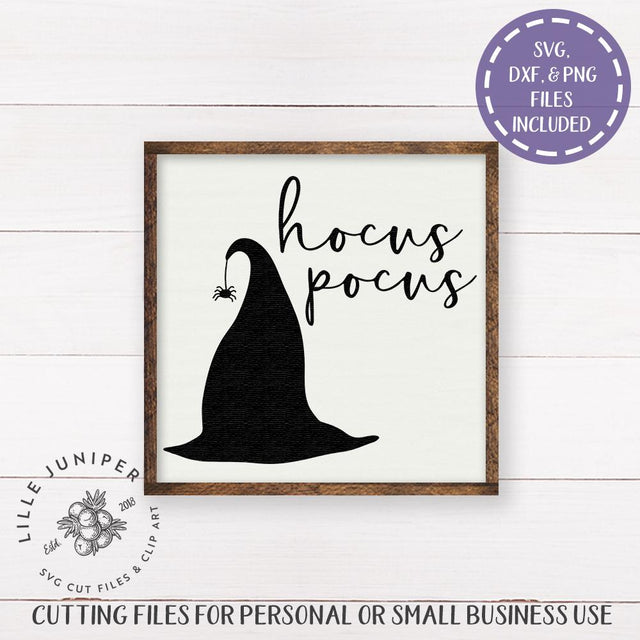 Hocus Pocus SVG | Halloween Sign SVG | Farmhouse Sign Design SVG LilleJuniper 