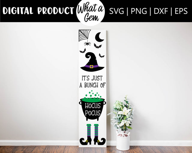 Hocus Pocus SVG | Halloween SVG | Witch svg | Sanderson Sisters svg | Hocus Pocus Porch Sign | Halloween Decor | Witch Cauldron SVG SVG What A Gem SVG 