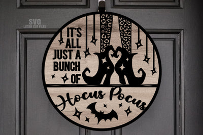 Hocus Pocus SVG Laser Cut Files | Halloween SVG | Witch SVG SVG Cloud9Design 