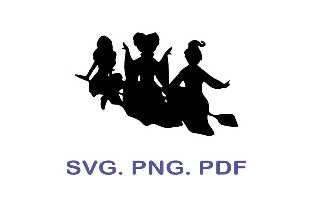 Hocus Pocus SVG, Sanderson Svg, Halloween Svg, Sanderson Sisters SVG, Monogram Clipart, Witch Hat SVG, Cricut, Silhouette Cut Files SVG MagicDesignUS 