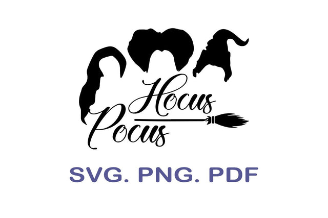 Hocus Pocus SVG, Sanderson Svg, Halloween Svg, Sanderson Sisters SVG, Monogram Clipart, Witch Hat SVG, Cricut, Silhouette Cut Files SVG MagicDesignUS 