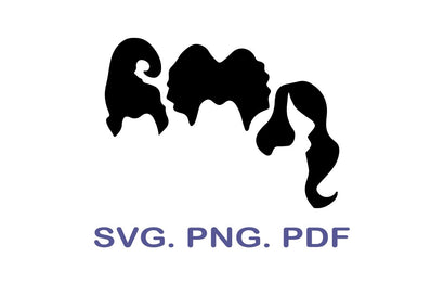 Hocus Pocus SVG, Sanderson Svg, Halloween Svg, Sanderson Sisters SVG, Monogram Clipart, Witch Hat SVG, Cricut, Silhouette Cut Files SVG MagicDesignUS 