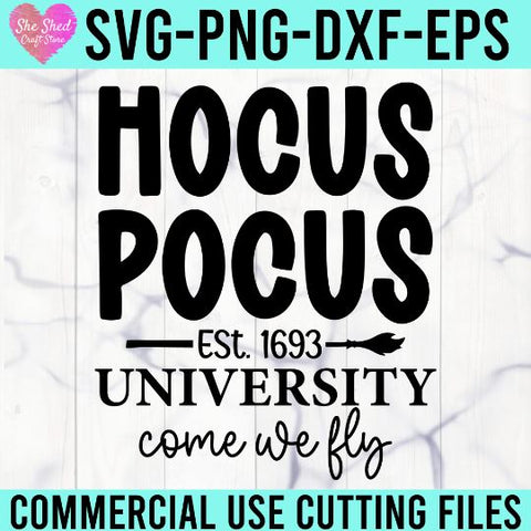 Hocus Pocus University SVG SVG She Shed Craft Store 