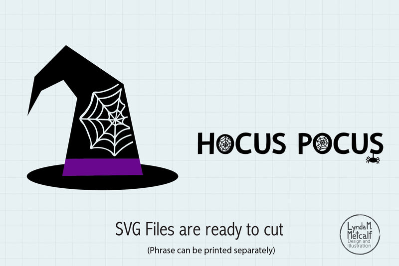 Hocus Pocus Witch Hat SVG Ready Cut File - So Fontsy