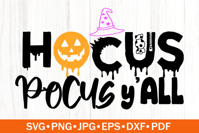 Hocus Pocus Y'all SVG | Halloween SVG SVG SeventhHeavenStudios 