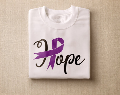 Hodgkin Lymphoma Awareness SVG Bundle, 24 Designs, Hodgkin Lymphoma Cricut Files, Violet Cancer Ribbon SVG, Hodgkin Lymphoma PNG SVG HappyDesignStudio 