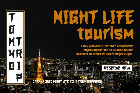 HOGATA - Japanese style font Font twinletter 