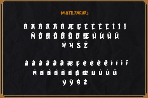 HOGATA - Japanese style font Font twinletter 