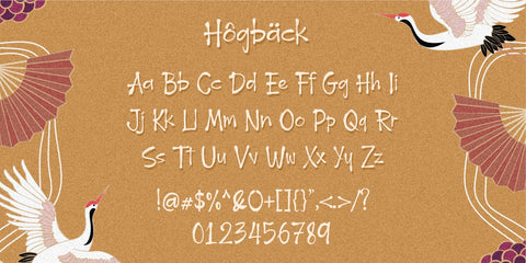Hogback - Japanese Brush Font Allouse.Studio 