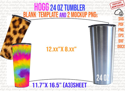 Hogg 24oz Tumbler Template , Tumbler Svg, Docx Dxf Full Wrap for tumbler Hogg 24oz Tumbler sublimation Template for Hogg Sublimation Tumbler SVG 1966digi 