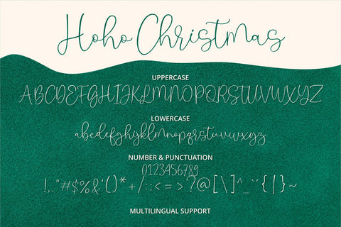Hoho Christmas Font Brithos Type 