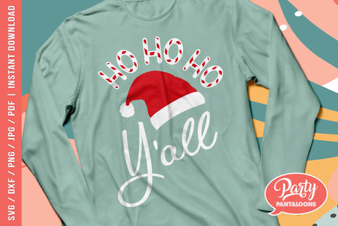 HOHOHO Y’ALL | funny Christmas SVG SVG Partypantaloons 