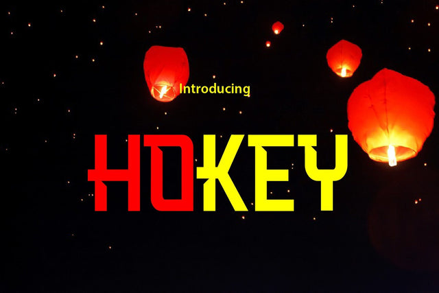 HOKEY Font zafrans studio 