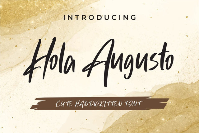 Hola Augusto Font Vultype Co 