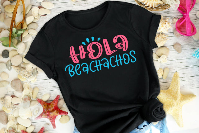 Hola Beachachos | Summer Beach SVG Cut File SVG dapiyupi store 