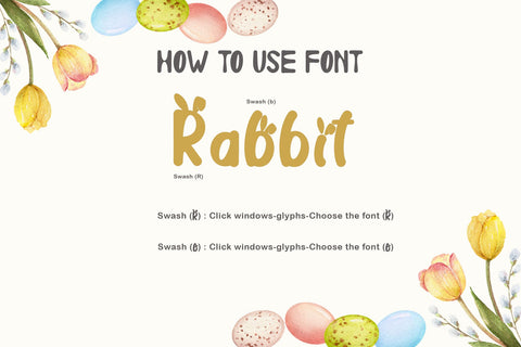 Hola Easter Font Prasetya Letter 