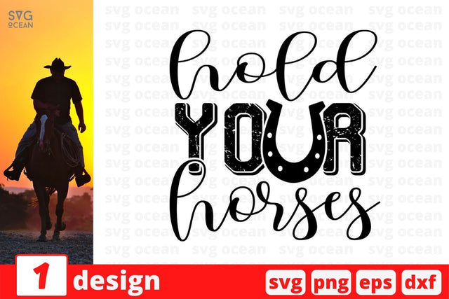 Hold your horses SVG Cut File SVG SvgOcean 