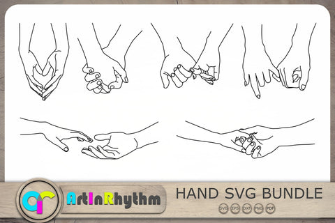 Holding Hands SVG, Couple Hands SVG, Hands SVG, Love SVG SVG Artinrhythm shop 