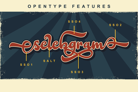 Holicya - Retro font Font Dumadistyle 