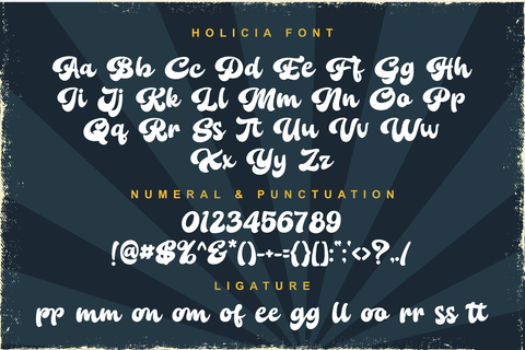 Holicya - Retro font Font Dumadistyle 